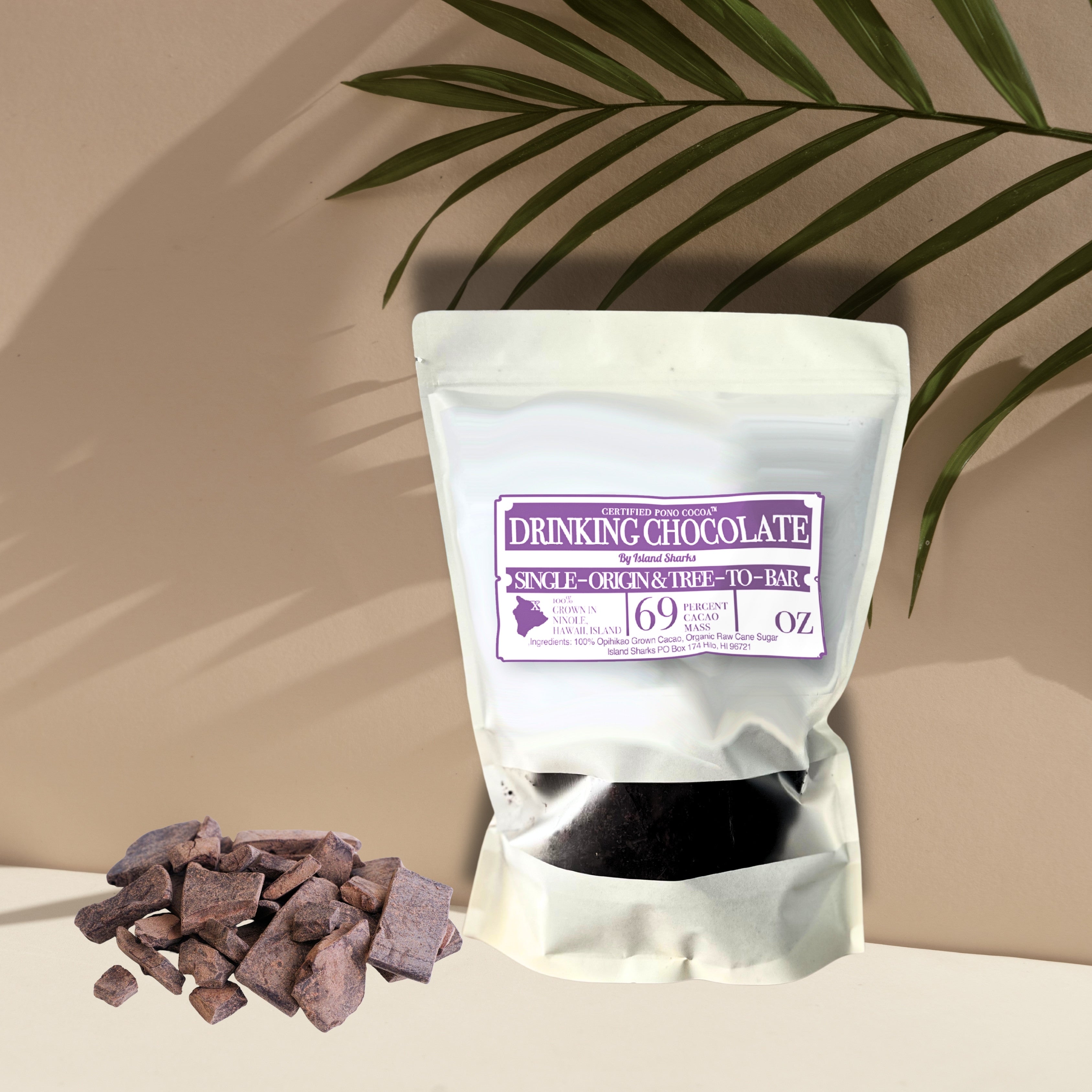 Hawaii Drinking Chocolate 92% or 69%