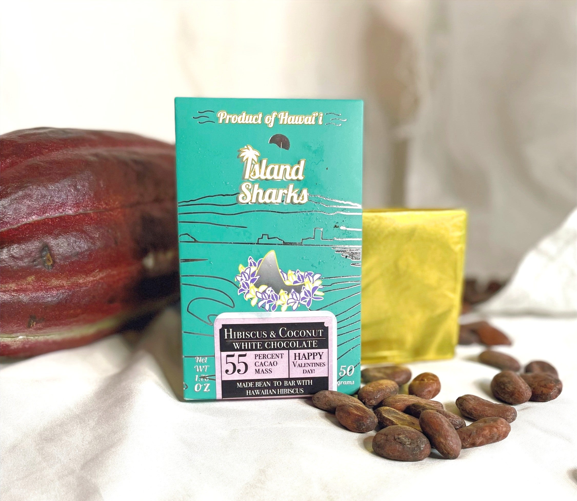 Hawaii Hibiscus Coconut Chocolate