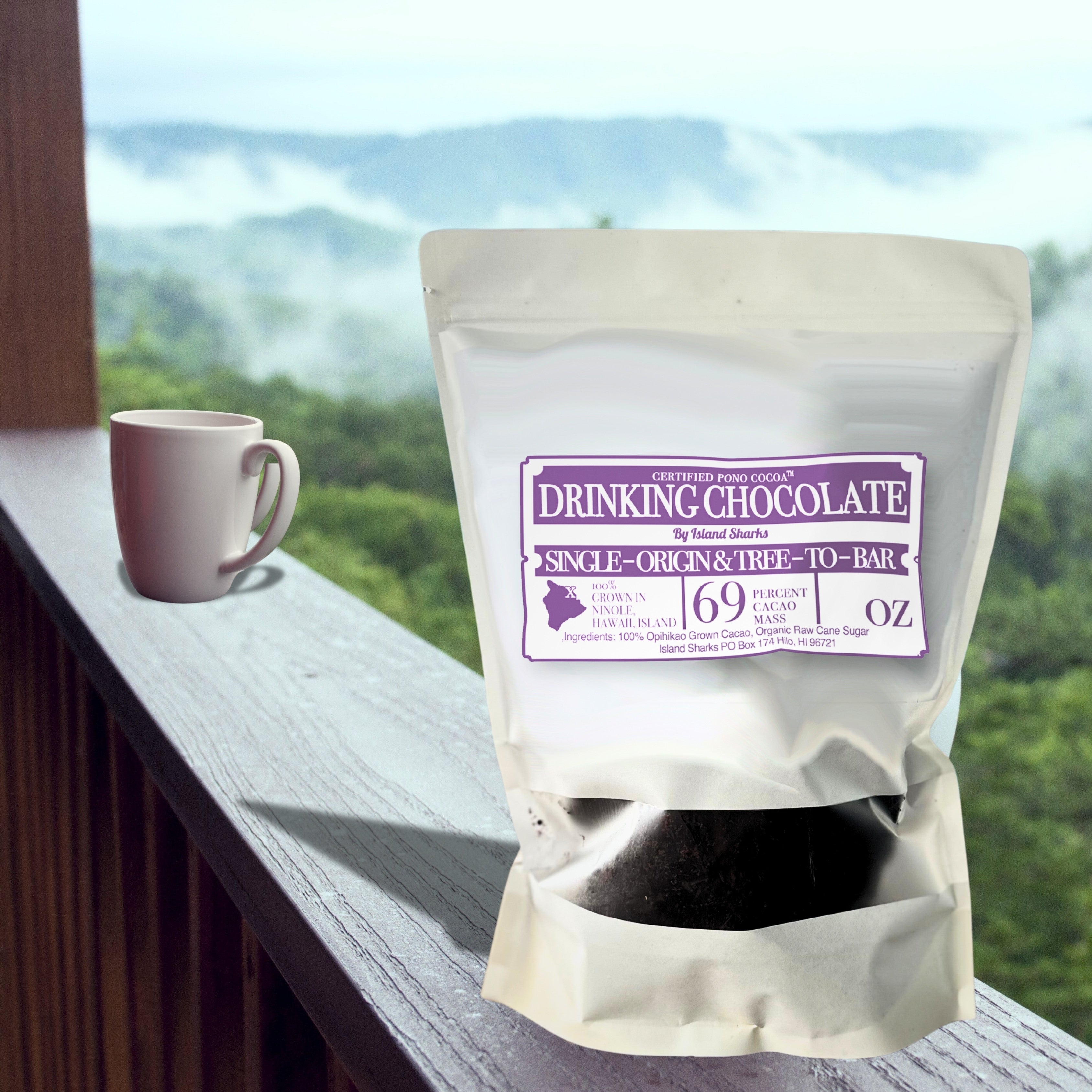 Hawaii Drinking Chocolate 92% or 69%