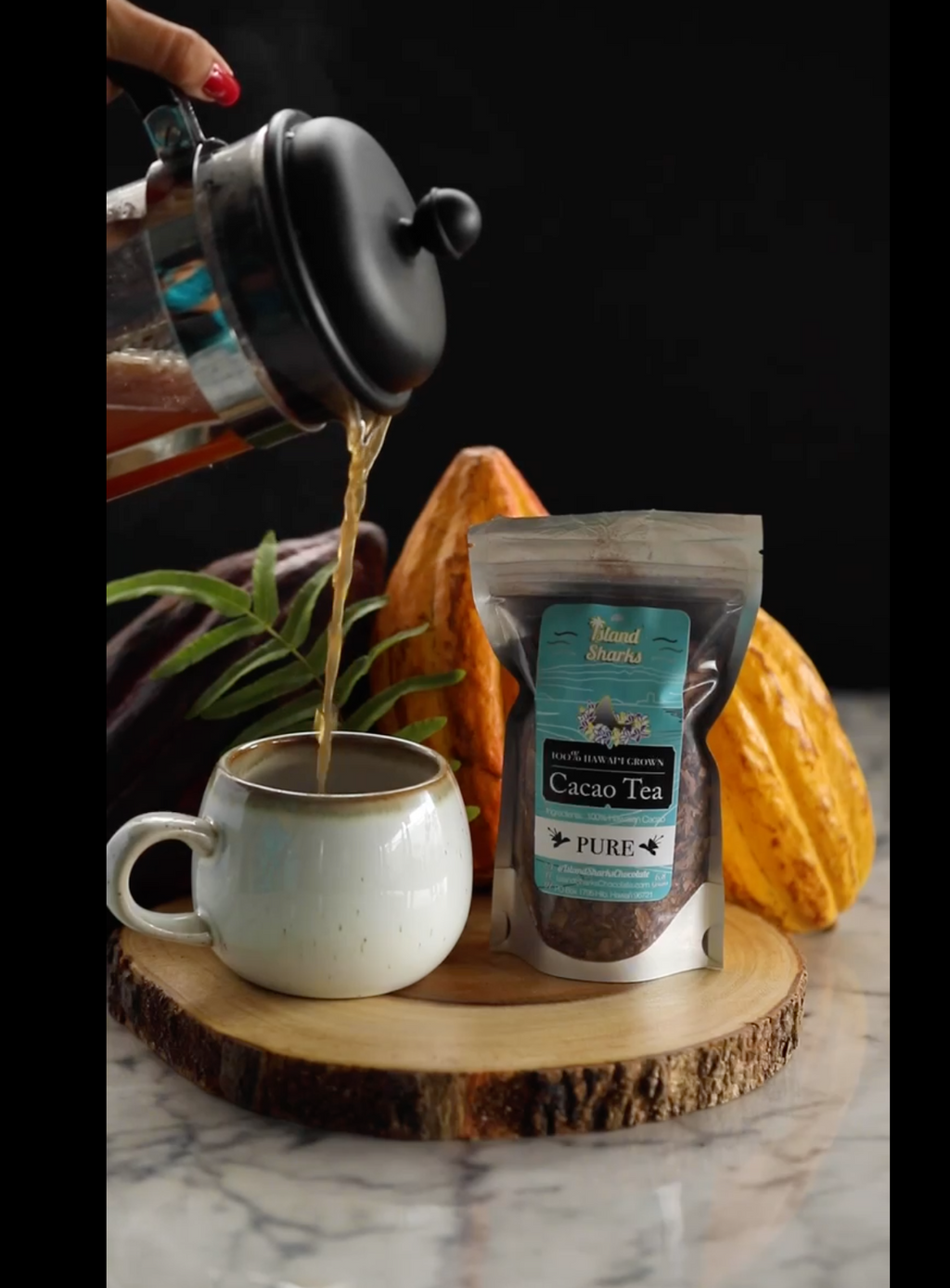 100% Pure Hawaiian Cacao Tea